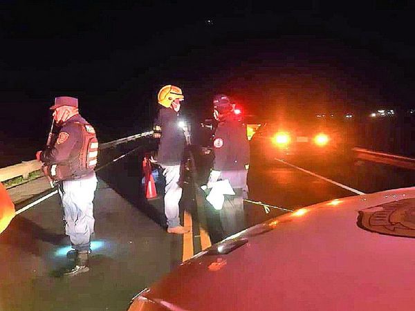 Trágica noche de viernes en Itapúa, con tres fallecidos en accidentes de tránsito