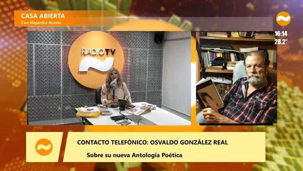 Osvaldo González Real presenta su nueva Antología Poética | Ñanduti