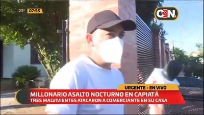Delincuentes ingresan a vivienda y se llevan millones