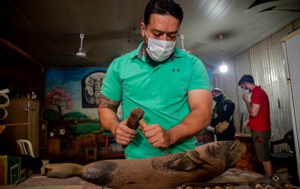 Tallado de la Virgen de Caacupé realizado por recluso será exhibido en Basílica