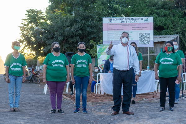 Gobernación inaugura empedrados en Caaguazú - Noticiero Paraguay