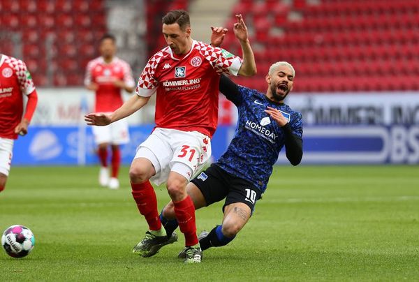 Maguncia se acerca a la permanencia tras empatar contra Hertha - Fútbol - ABC Color