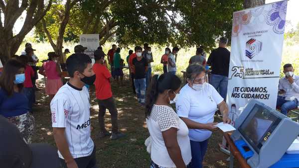 Campo 9: Realizan simulacros de votación en comunidades indígenas de J. Eulogio Estigarribia