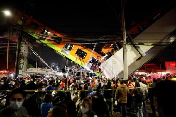 México: Unas 23 personas fallecidas y 70 heridos tras colapso de paso elevado » San Lorenzo PY