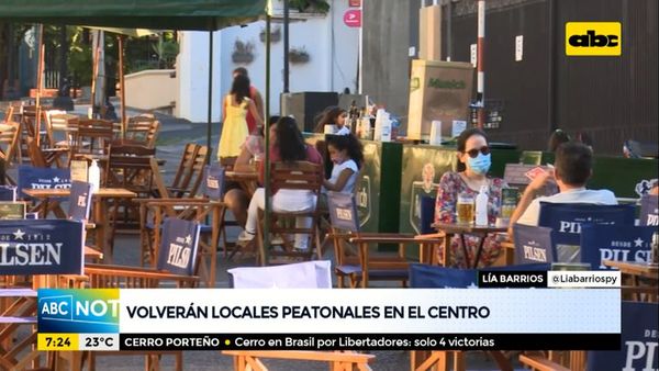 Asunción seguirá con su plan de calles peatonales - ABC Noticias - ABC Color