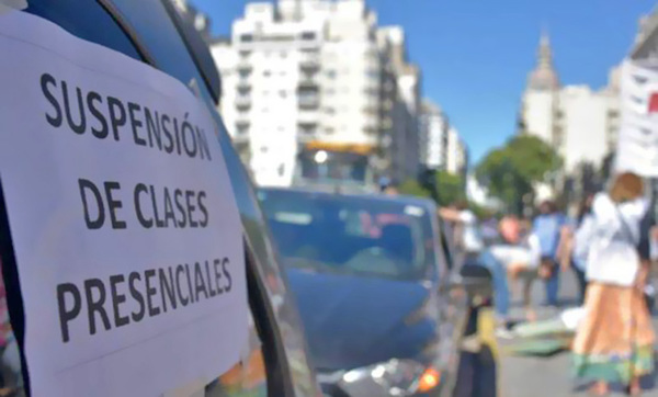 Continúa el paro docente en rechazo a la presencialidad en las escuelas en Buenos Aires - Megacadena — Últimas Noticias de Paraguay