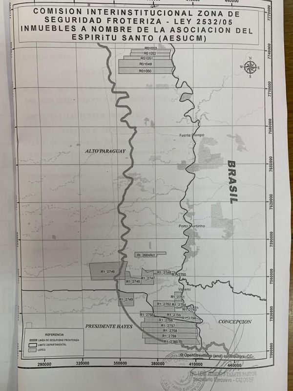 Confirman que tierras entregadas a extranjeros por jueza Irún estan dentro de la franja de seguridad fronteriza del Paraguay