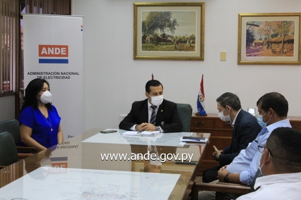 ANDE, SENATUR y Municipalidad de Juan E. O´Leary coordinan acciones para el refuerzo del suministro eléctrico