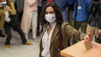 Elecciones en Madrid: Isabel Díaz Ayuso celebra su victoria
