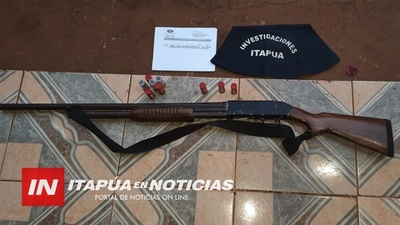 ALLANAMIENTO E INCAUTACIÓN DE ESCOPETA EN JESÚS TRAS ATENTADO CONTRA UN HOMBRE DE 74 AÑOS.