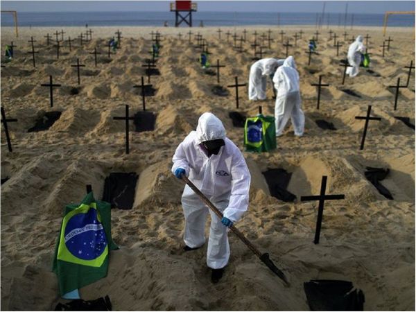 Brasil vuelve a rozar las 3.000 muertes por Covid-19