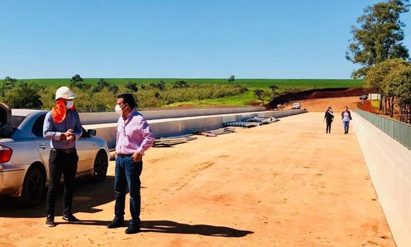 Romero Roa destaca avance de obras para puente sobre el río Monday, en el Km 14 de Minga Guazú – Diario TNPRESS