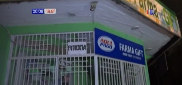 Extrema inseguridad: Asaltan farmacia en Fernando de la Mora | Noticias Paraguay
