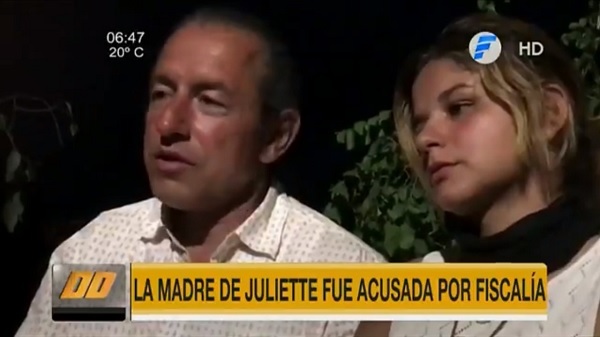 Fiscalía pide juicio para madre y padrastro de Juliette