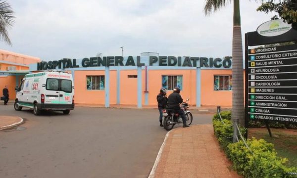 Hospital Pediátrico Acosta Ñu registra 10 internados con COVID