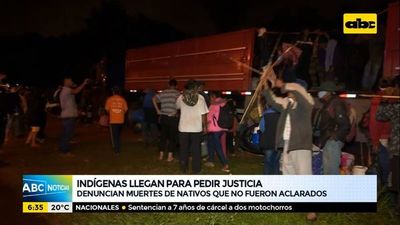 Pueblos originarios llegan para exigir justicia - ABC Noticias - ABC Color