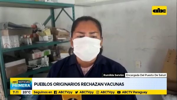 Pueblos originarios del Chaco rechazan vacunas anticovid - ABC Noticias - ABC Color