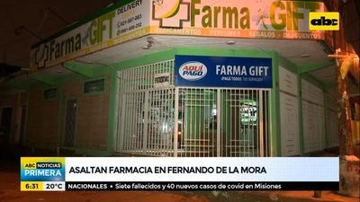 Asaltan farmacia en Fernando de la Mora - ABC Noticias - ABC Color