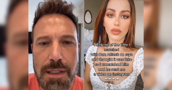 Una joven descarta a Ben Affleck en una app de citas porque creyó que era un perfil falso: el actor le envió un video - C9N