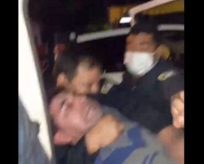 Video: Cobarde y desproporcionado procedimiento policial en Ñemby