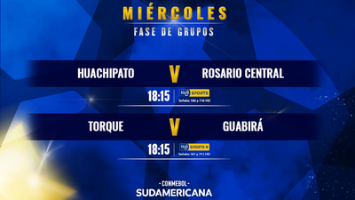 Con cinco partidos continúa la fecha 3 de la Copa Sudamericana