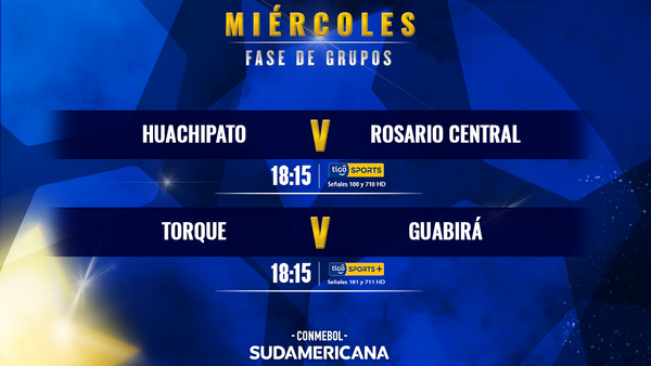 Con cinco partidos continúa la fecha 3 de la Copa Sudamericana