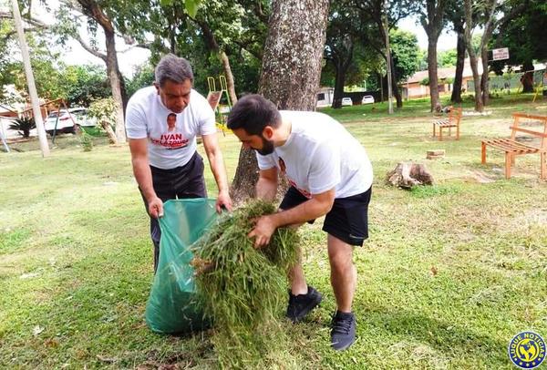 Velázquez encabeza minga ambiental en Luque •
