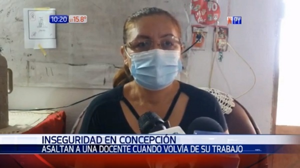 Asaltan a docente y se llevan su motocicleta en Concepción