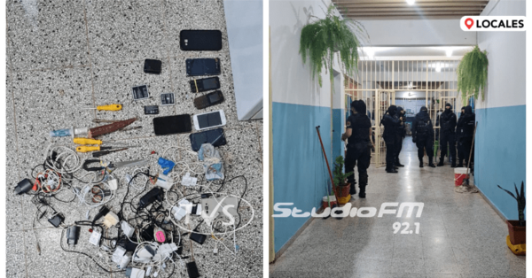 INCAUTAN ARMAS BLANCAS Y CELULARES DEL PABELLÓN DE MUJERES EN EL CERESO