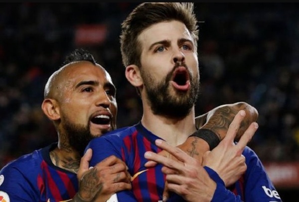 Piqué y una bromita que "arruina" el posteo de Vidal