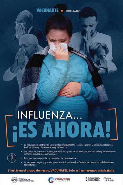 SALUD LANZA CAMPAÑA DE VACUNACIÓN CONTRA LA INFLUENZA
