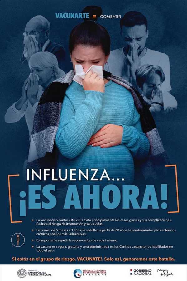 SALUD LANZA CAMPAÑA DE VACUNACIÓN CONTRA LA INFLUENZA