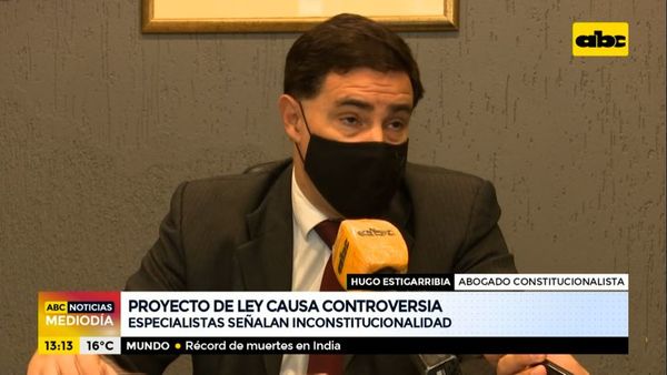 Especialistas señalan inconstitucionalidad en proyecto de ley presentado por el Ejecutivo - ABC Noticias - ABC Color