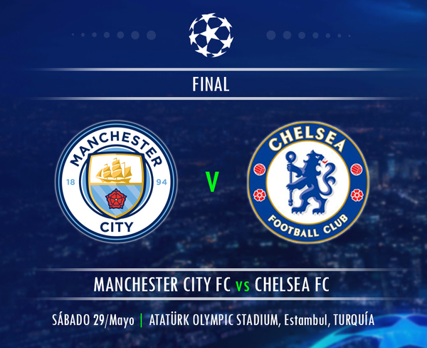 Manchester City-Chelsea, tercera final inglesa