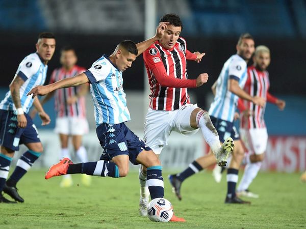 Racing y Sao Paulo empatan y siguen invictos