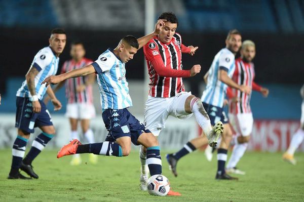 Racing y Sao Paulo empatan y siguen invictos