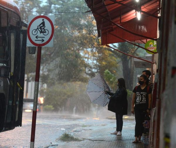 Lluvias y frío persistirán durante toda la jornada - Nacionales - ABC Color