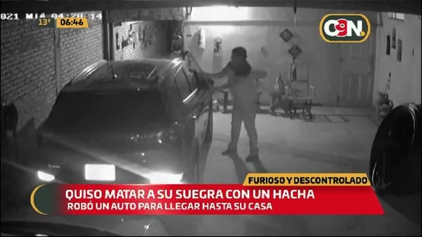 Pilar: Hombre quiso matar a su exsuegra con un hacha - C9N