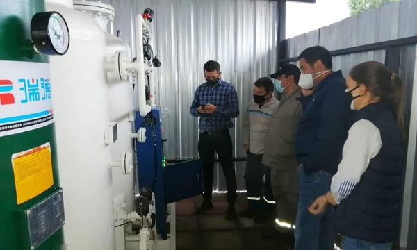 Adelantan habilitación de planta de oxígeno en Villa Elisa ante escasez del producto