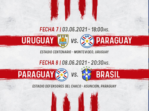 Fechas y horarios para los juegos ante Uruguay y Brasil - APF