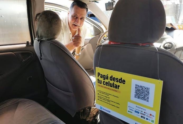 Diario HOY | Taxis de Asunción aceptan pagos con tarjeta mediante tecnología QR