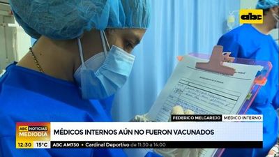 Médicos residentes piden ser inmunizados contra el covid - ABC Noticias - ABC Color