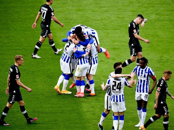 El Hertha Berlín de Omar Alderete golea y sale del descenso