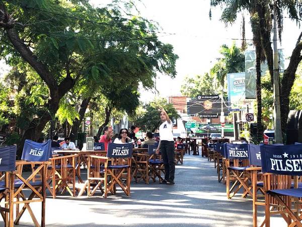 Una luz al final del túnel mediante la apertura de bares en las calles de Asunción | Ñanduti