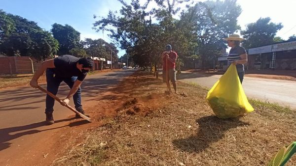 Vecinos quieren tener la avenida más limpia de la ciudad - ABC en el Este - ABC Color
