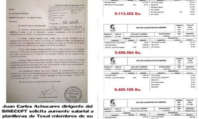Bittinger desatiende a profesionales de blanco en Tesãi y negocia con sindicalistas haraganes