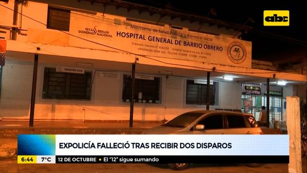 Expolicía falleció tras recibir dos disparos - ABC Noticias - ABC Color