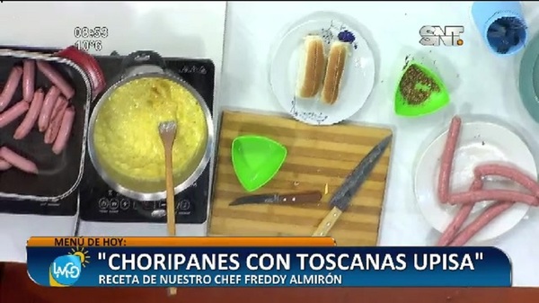 Cocina LMCD: Choripanes con toscana UPISA - SNT