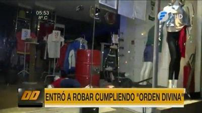 Joven intenta robar "por orden divina" – Prensa 5