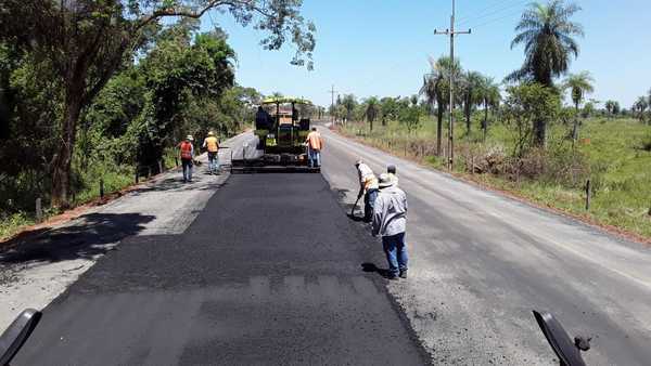 Un avance del 83% registra la “Ruta de la Caña” entre San José de los Arroyos y Tebicuary
